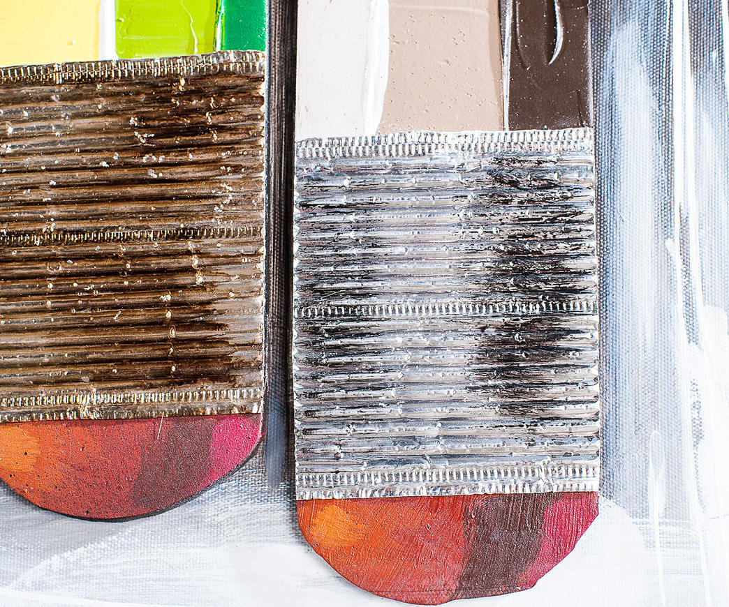 Quadro Matite Colorate 1 Olio Su Tela Duzzle