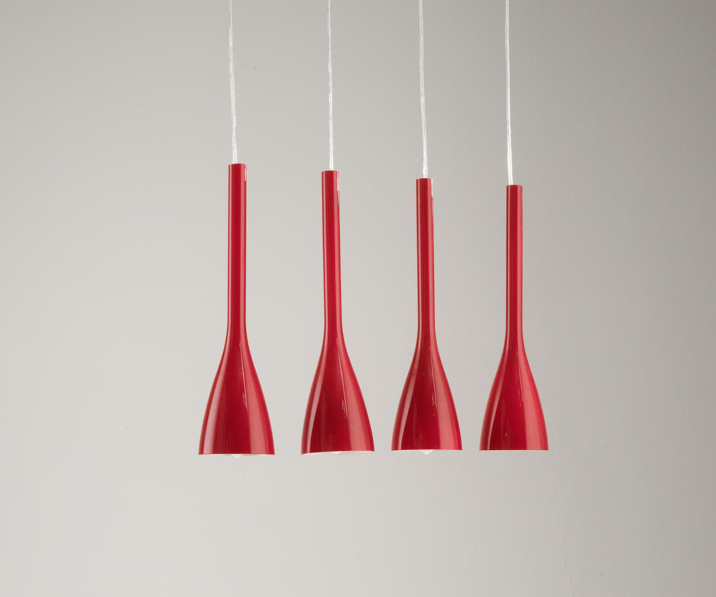 Lampadari Plafoniere Rosse : Lampadario sospensione rosso happycinzia