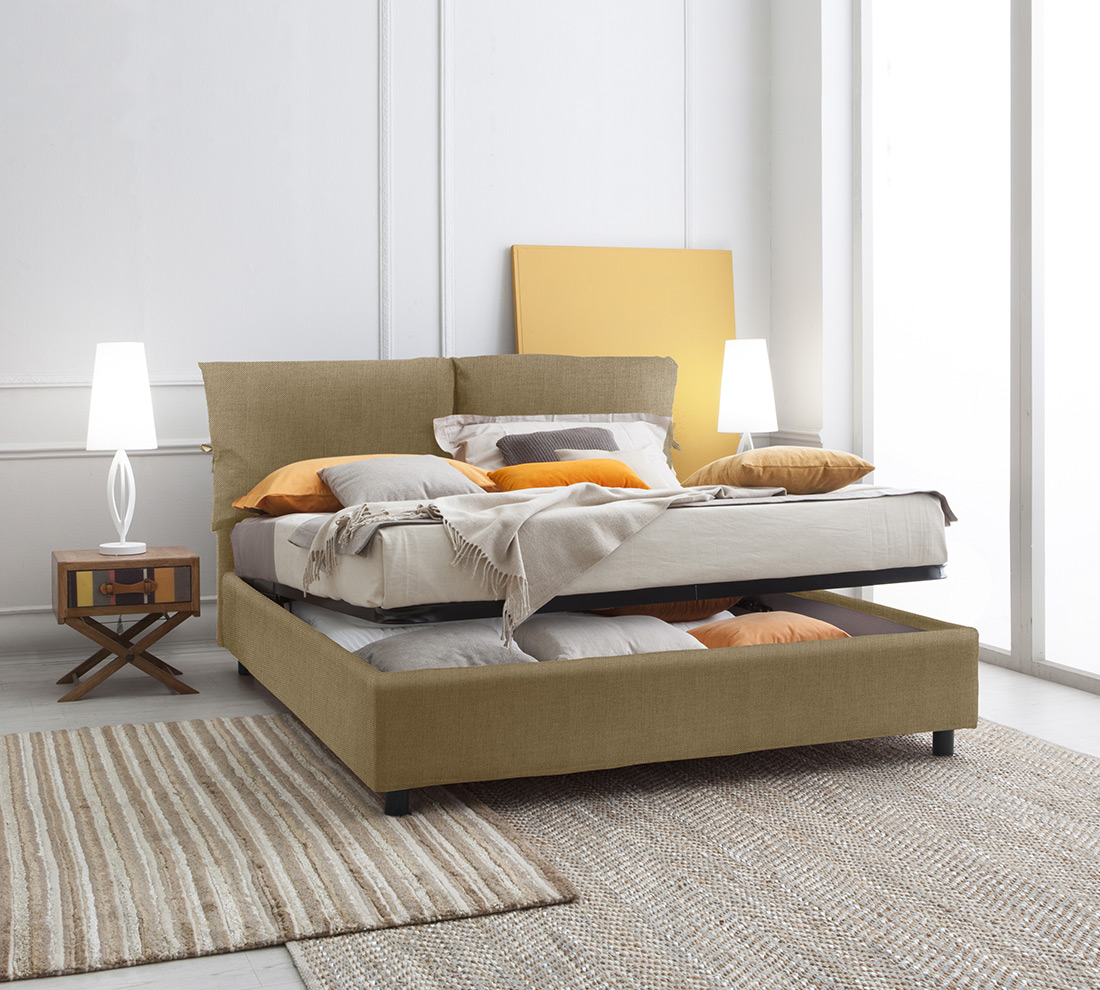 Letto matrimoniale Noemi con contenitore visone | Duzzle Letto matrimoniale Noemi con contenitore visone | Duzzle