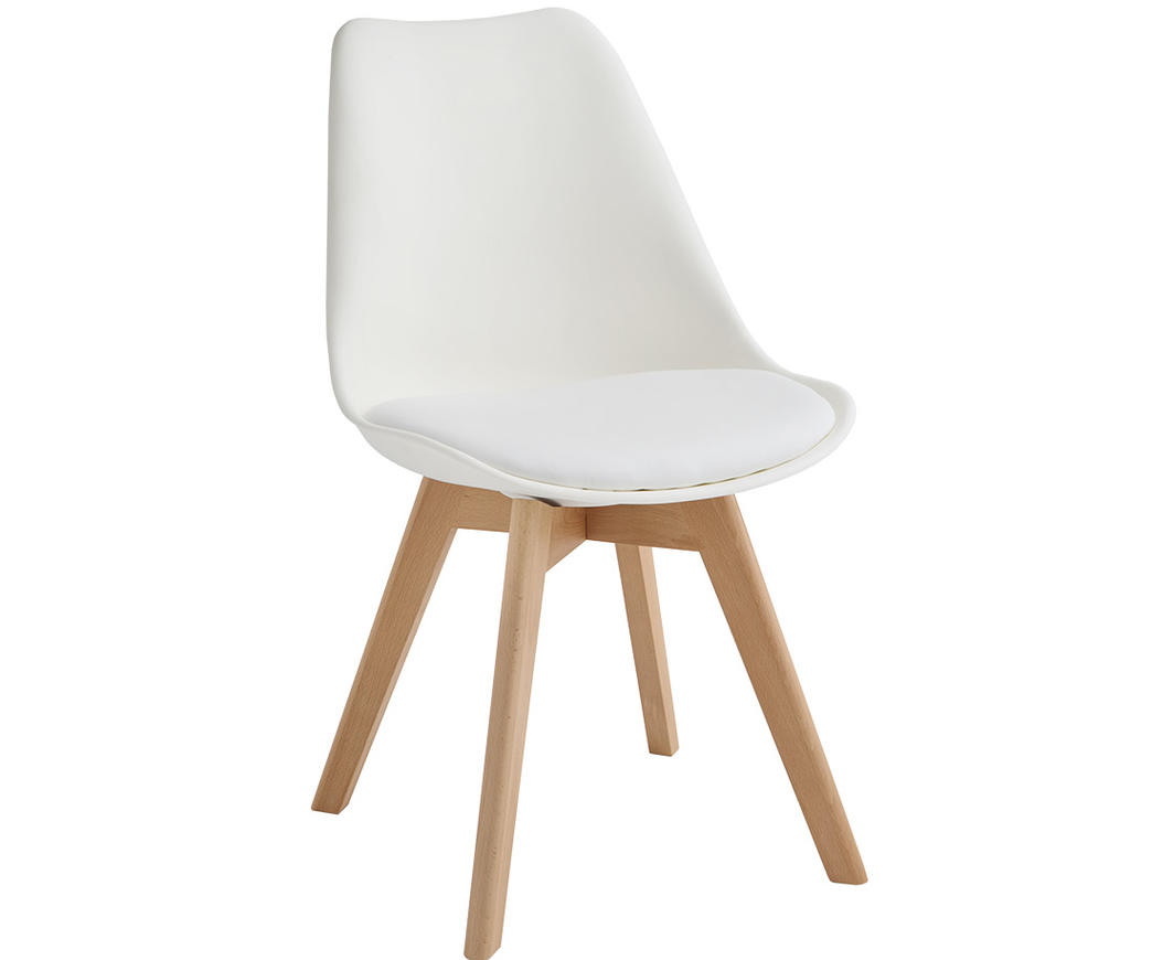 Sedia stile scandinavo Carlotta bianca | Duzzle