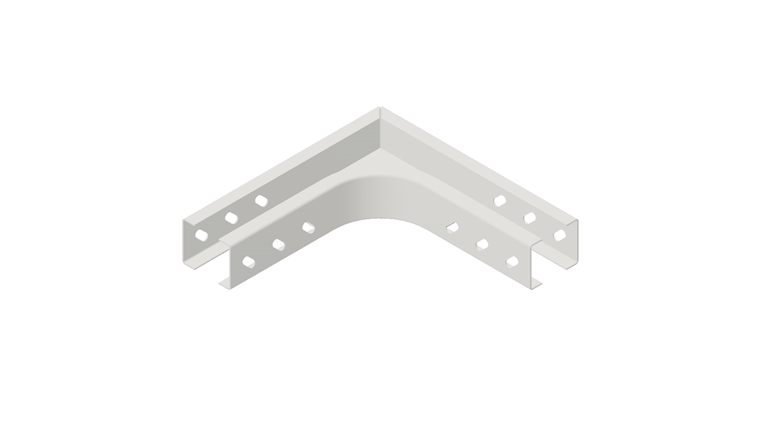 40 UKS 050 YD Yatay Dönüş Modülü 90° (Pregalvaniz) 