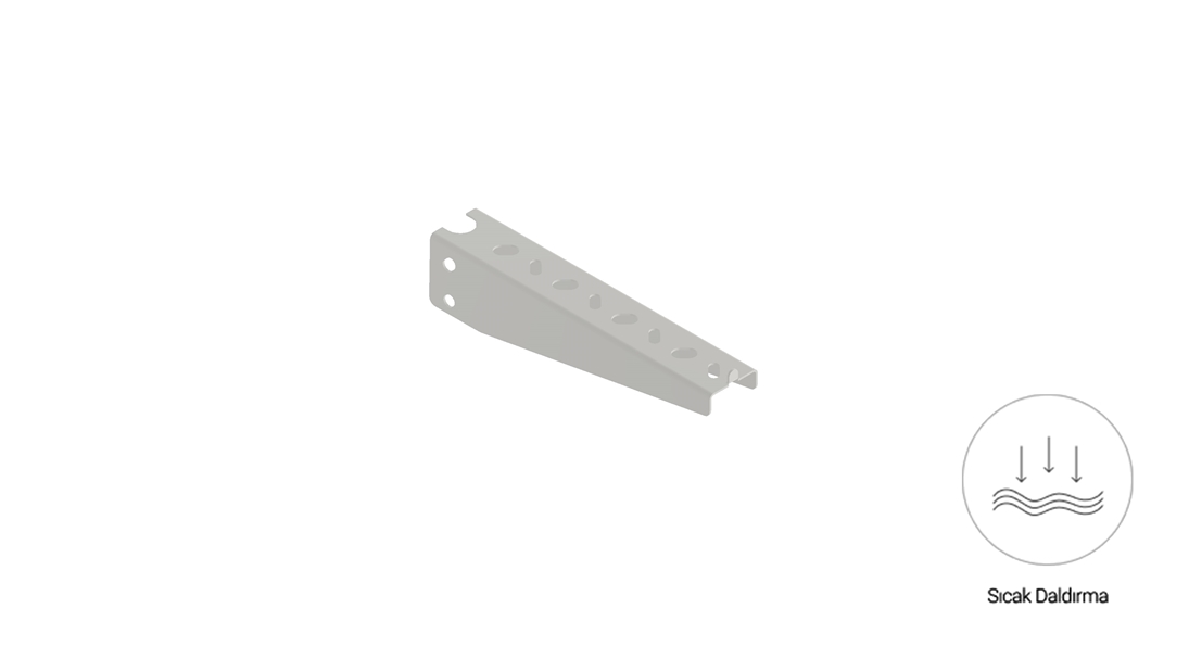 KT 200 - Kanal Taşıyıcı (1,5 mm) - Sıcak Daldırma