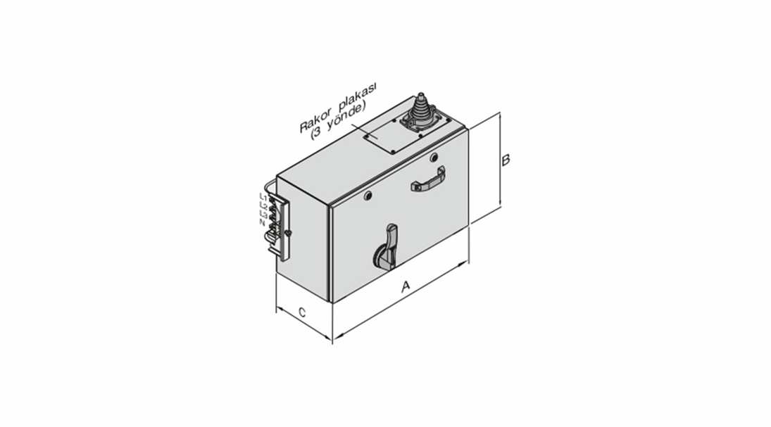 KOP 4051-400 A-PLUG-IN-ÇIKIŞ KUTUSU-EAE-3P-SYK LI-5W