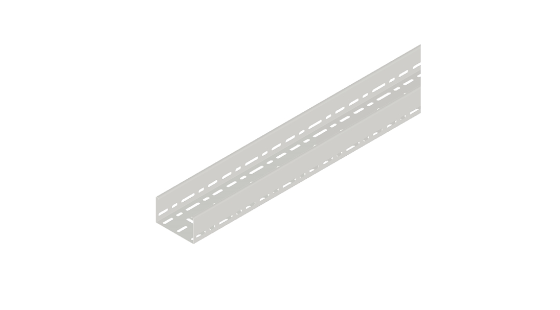 60 Uky 100 - Pregalvaniz Kablo Kanalı  (100X60X0,8mm)