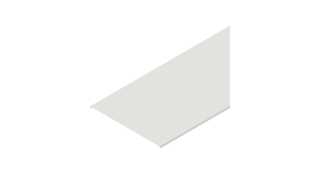 400 Ukyk - Pregalvaniz Kablo Kanal Kapağı (1,2mm)