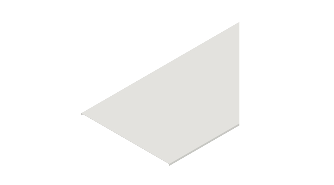 500 Ukyk - Pregalvaniz Kablo Kanal Kapağı (1,2mm)