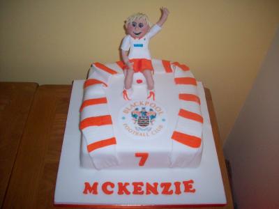 Blackpool FC Birthday Cake