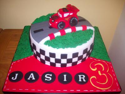 Lightning Mcqueen Birthday Cake