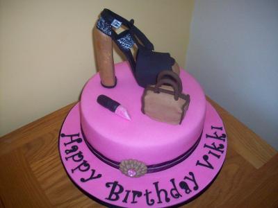 Shoe and Handbag Cake