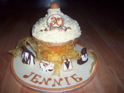 30th Giant Cupcake