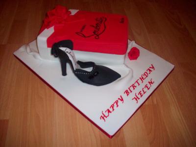 Leboutin Shoe Box Cake