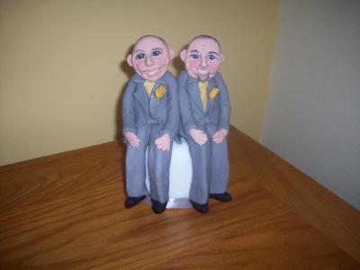 Civil Partnership Wedding Cake Topper