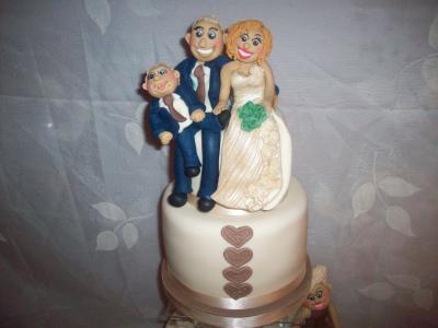 Bride and Groom Wedding Cake Topper