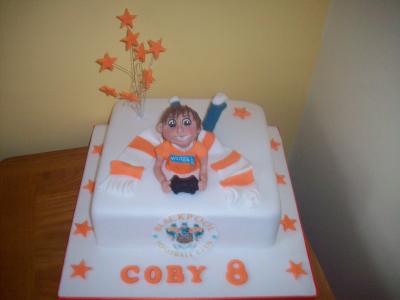 Blackpool FC Birthday Cake
