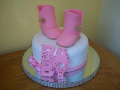 Baby Ugg Boots Cake