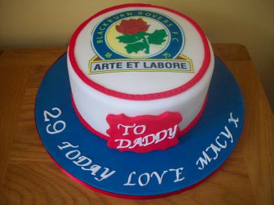 Blackburn Rovers Cake