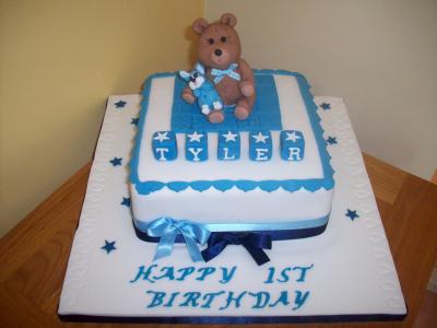 Teddy Bear Birthday Cake