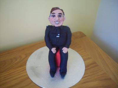 Security Guard Novelty Cake Topper