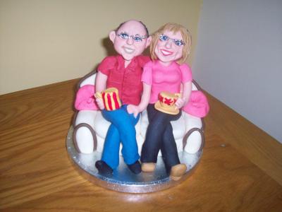 Wedding Anniversary Cake Topper