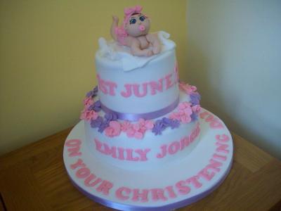 Baby Christening Cake
