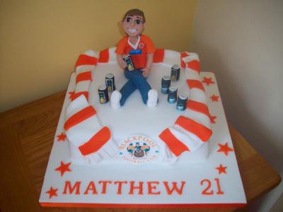 Blackpool FC Cake