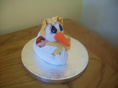 Baby and Stork Cake Topper