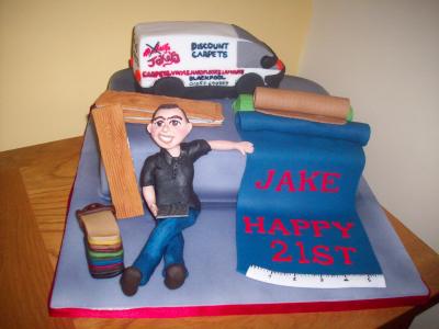 Carpet Shop Manager Cake