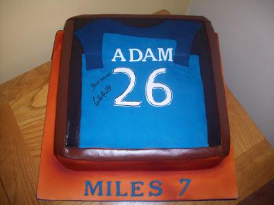 Football Shirt Birthday Cake