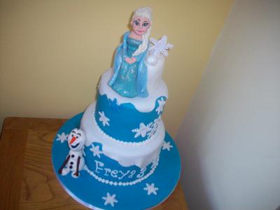 Frozen Elsa Birthday Cake