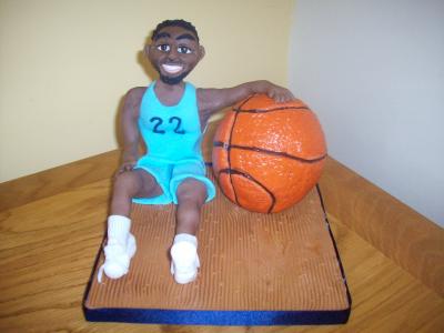 Basketball Player Cake Topper