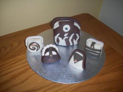 Handbags Cake Topper