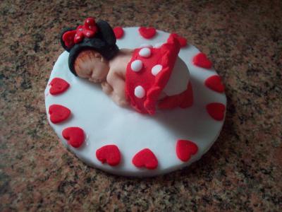 Ladybird Baby Cake Topper