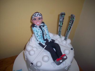 Lady Ski Cake
