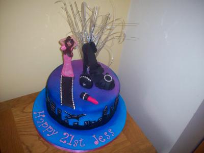 21st Birthday Sex and the City Cake