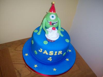 Monsters Inc Mikey Birthday Cake