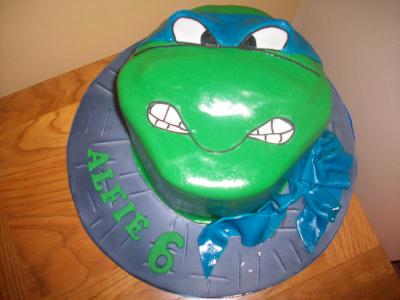 Ninja Turtle Birthday Cake