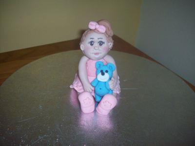 Baby Girl Cake Topper