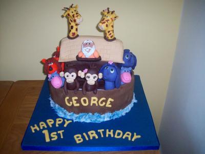 Noahs Arc Birthday Cake