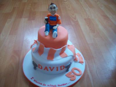 Blackpool FC Cake