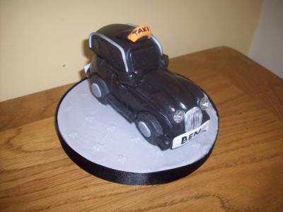 London Taxi Bomber Cake Topper