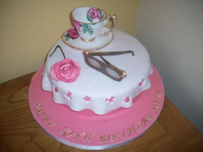 Teacup Rose Cake