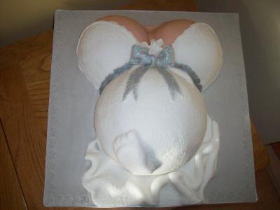 Mummy and Baby Bump Cake