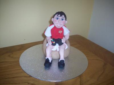 Manchester United Football Fan Cake Topper