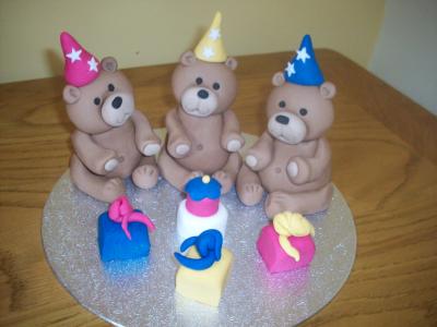 Teddy Bears Picnic Cake Topper