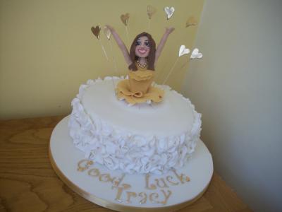 Celebration Lady Explosion Cake
