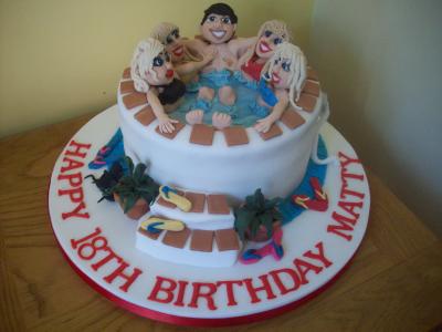 Hot Tub Cake