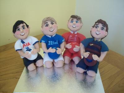 Football Supporters Cake Toppers