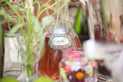 Yurt Bar - Raspberry Gin and Edible Flowers