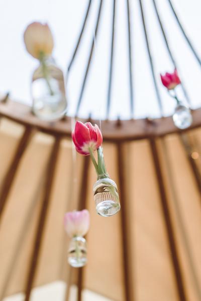 Yurts and Flowers
