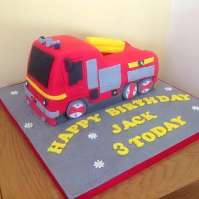 Jupiter Fire Engine Cake